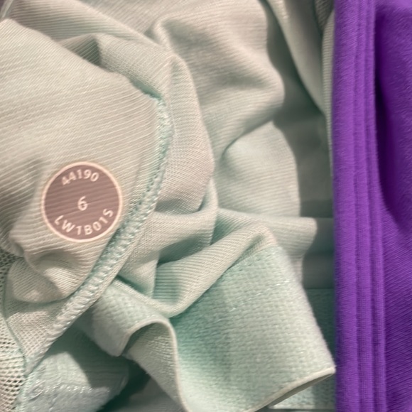 Lululemon Power Y Tank *Luon Light - Bold Stripe Power Purple - Picture 8 of 10